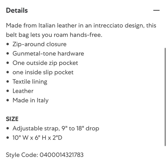 Bottega Veneta - Intrecciato Leather Belt Bag - Picture 5 of 5